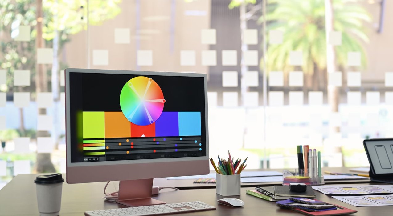 brand design workspace