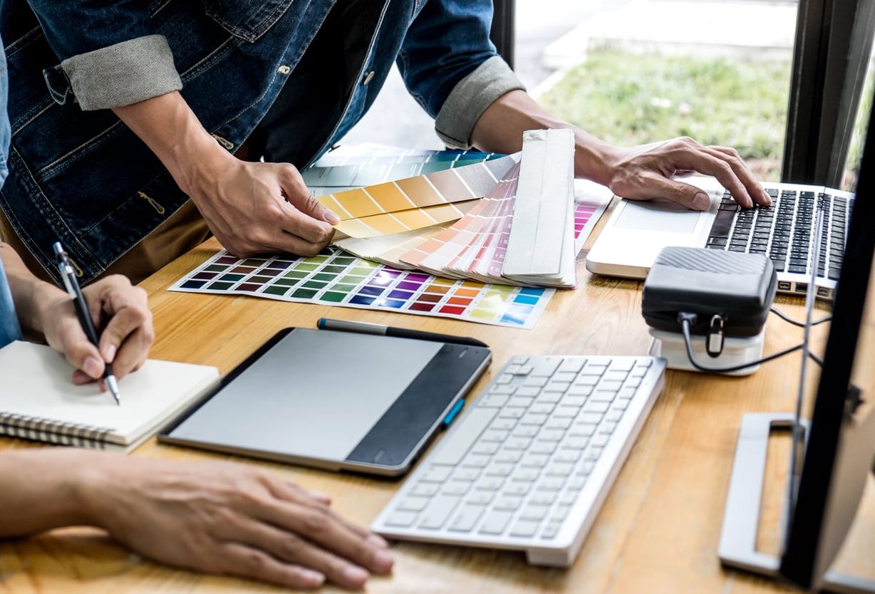 brand design workspace